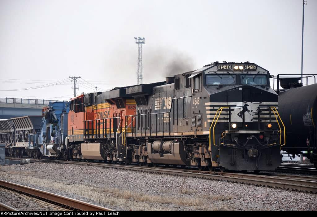 Eastbound ballast train